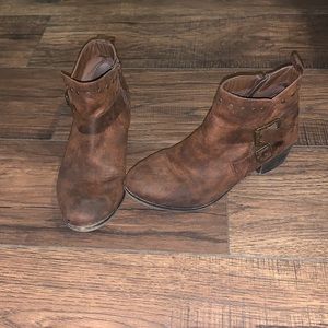 Brown booties